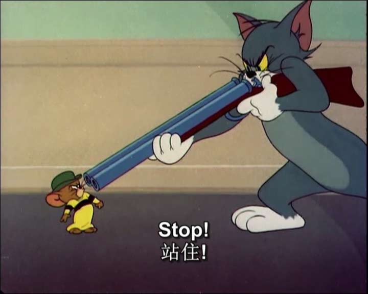 小学英语动画片 猫和老鼠系列 Saying hello