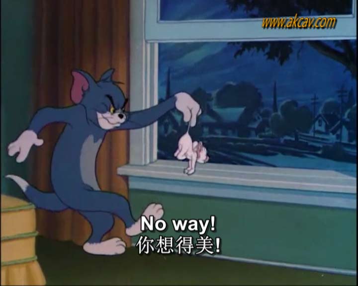 小学英语动画片 猫和老鼠